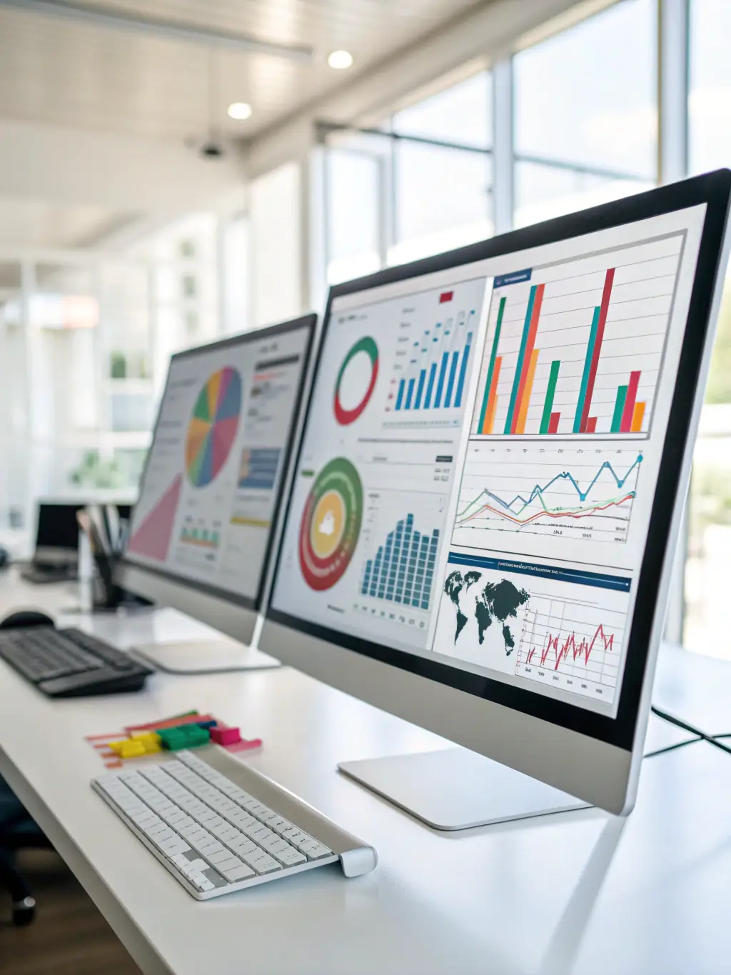 An image showcasing a well-structured marketing strategy document, with charts, graphs, and key performance indicators (KPIs) clearly displayed, emphasizing the data-driven approach to marketing.
